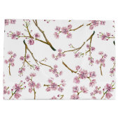 Sakura Cherry Blossom Large Gift Bag Large Cadeautasje (Achterkant)