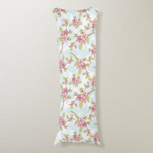 Sakura/Cherry Blossom Lichaamskussen (Voorkant Verticaal)