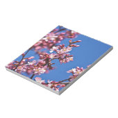 Sakura Cherry Blossom met Blue Notitieblok (Linkerzijde)