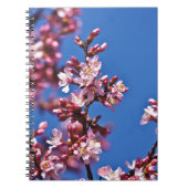 Sakura Cherry Blossom met Blue Notitieboek (Voorkant)