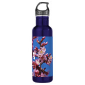 Sakura Cherry Blossom met Blue Waterfles (Voorkant)