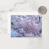 Sakura Cherry Blossom Note Cards Notitiekaartje (Voorkant / Achterkant in situ)