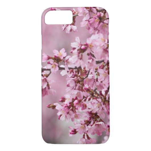 Sakura Cherry Blossom Pastel Pink Layers Case-Mate iPhone Case (Achterkant)