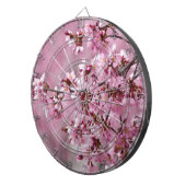 Sakura Cherry Blossom Pastel Pink Layers Dartbord (Voorkant Rechts)