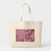 Sakura Cherry Blossom Pastel Pink Layers Grote Tote Bag (Voorkant)