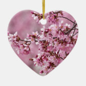 Sakura Cherry Blossom Pastel Pink Layers Keramisch Ornament (Voorkant)