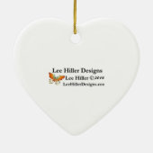 Sakura Cherry Blossom Pastel Pink Layers Keramisch Ornament (Achterkant)