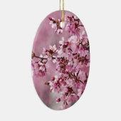 Sakura Cherry Blossom Pastel Pink Layers Keramisch Ornament (Rechts)