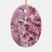 Sakura Cherry Blossom Pastel Pink Layers Keramisch Ornament (Voorkant)
