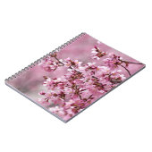 Sakura Cherry Blossom Pastel Pink Layers Notitieboek (Linkerzijde)