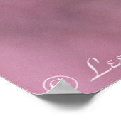 Sakura Cherry Blossom Pastel Pink Layers Poster (Hoek)