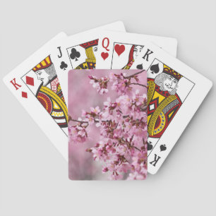 Sakura Cherry Blossom Pastel Pink Layers Speelkaarten