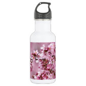 Sakura Cherry Blossom Pastel Pink Layers Waterfles (Voorkant)