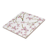 Sakura Cherry Blossom Pattern Tegeltje (Zijkant)