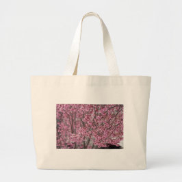 Sakura Cherry Blossom Pink Grote Tote Bag