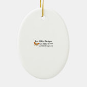 Sakura Cherry Blossom Pink Keramisch Ornament (Achterkant)