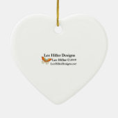 Sakura Cherry Blossom Pink Keramisch Ornament (Achterkant)