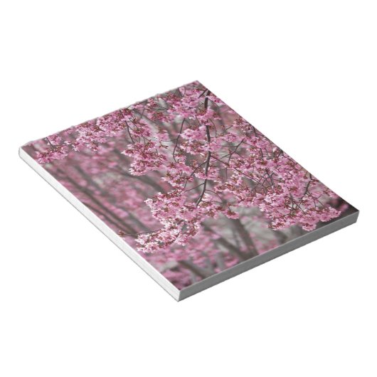 Sakura Cherry Blossom Pink Notitieblok (Schuin)