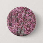 Sakura Cherry Blossom Pink Ronde Button 5,7 Cm (Voorkant)