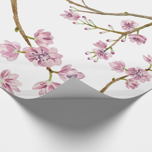 Sakura Cherry Blossom Print Cadeaupapier (Hoek)