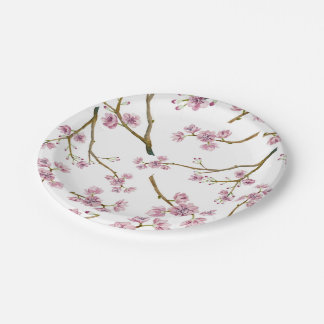 Sakura Cherry Blossom Print Papieren Bordje