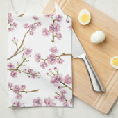 Sakura Cherry Blossom Print Theedoek (Quarter Fold)