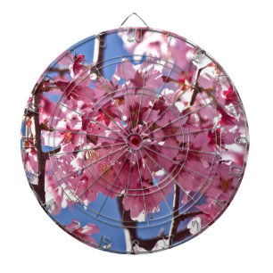 Sakura Cherry Blossom Red Stars Dartbord