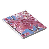 Sakura Cherry Blossom Red Stars Notitieblok (Schuin)