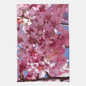 Sakura Cherry Blossom Red Stars Theedoek (Verticaal)