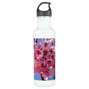 Sakura Cherry Blossom Red Stars Waterfles