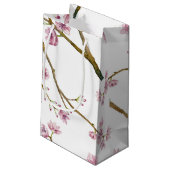 Sakura Cherry Blossom Small Gift Bag Klein Cadeauzakje (Achterkant Gekanteld)