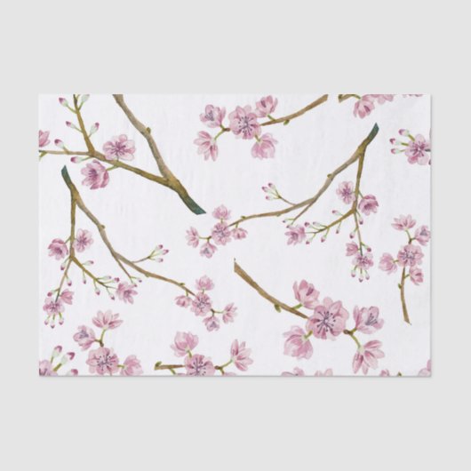 Sakura Cherry Blossom Tissue Paper Tissuepapier (Voorkant)