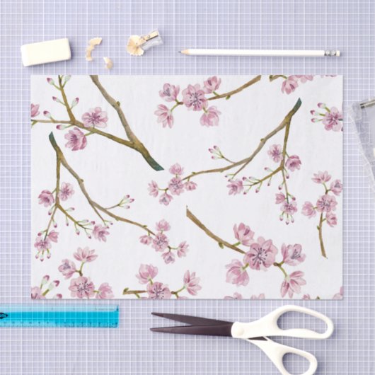 Sakura Cherry Blossom Tissue Paper Tissuepapier (Craft)