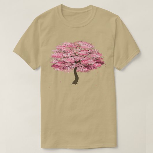 SAKURA CHERRY BLOSSOM TREE BLOOMS IN SPRING T-SHIRT (Design voorkant)
