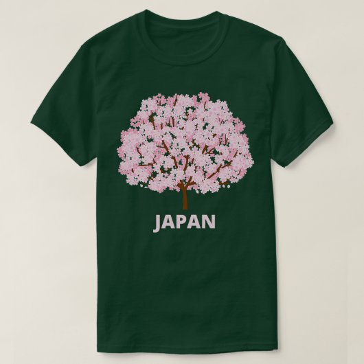 Sakura Cherry Blossom Tree Japan T-shirt (Design voorkant)