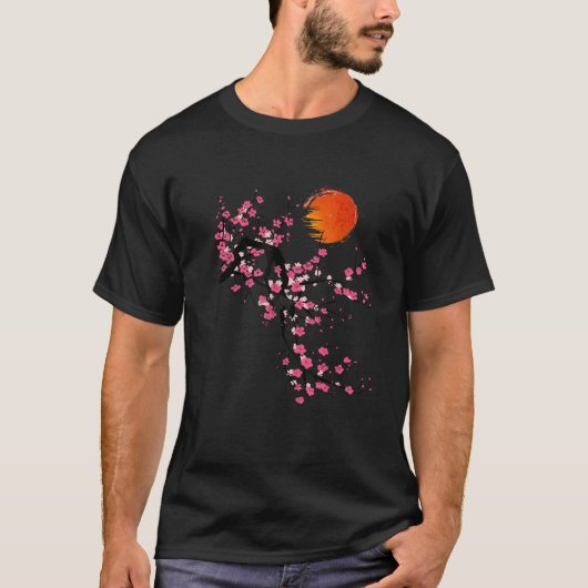Sakura Cherry Blossom Tree Japanse Cultur T-shirt (Voorkant)
