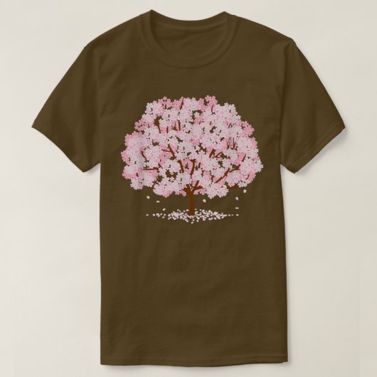 Sakura Cherry Blossom Tree T-Shirt (Design voorkant)