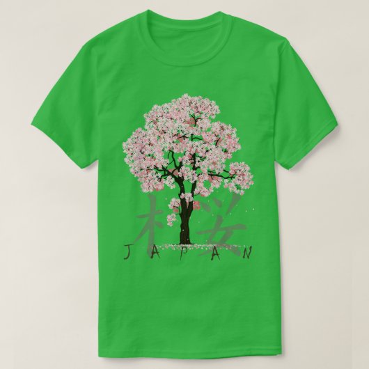SAKURA CHERRY BLOSSOM VAN JAPAN T-SHIRT (Design voorkant)