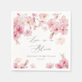 Sakura cherry blossom vrijgezellenfeest napkins servet (Voorkant)