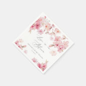 Sakura cherry blossom vrijgezellenfeest napkins servet (Hoek)
