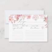 Sakura Cherry blossom vrijgezellenfeest receptkaar Kaart (Voorkant)