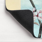 Sakura cherry Ukiyo-e. Muismat (Hoek)