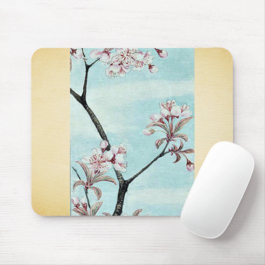 Sakura cherry Ukiyo-e. Muismat (Met muis)
