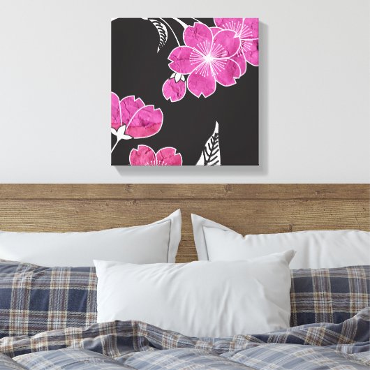 Sakura-collectie Canvas Afdruk (Insitu (Slaapkamer))