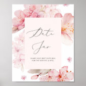 Sakura date night ideeën. Date jar bruids spel Poster (Voorkant)