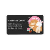 SAKURA - De Adresetiketten van de KNOM passen aan Etiket (Voorkant)