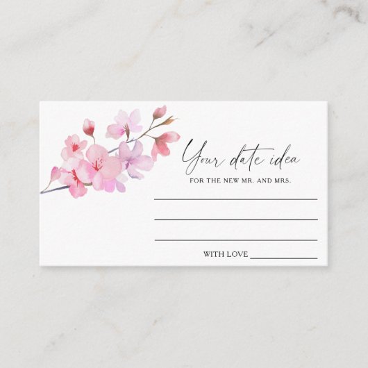 Sakura - De nachtelijke ideeën \ Datum jar Informatiekaartje (Voorkant)