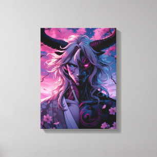 Sakura Demon Prince Canvas Afdruk