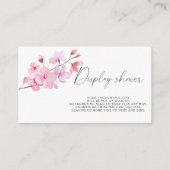 Sakura - Display douchebehuizing kaart (Voorkant)