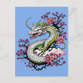 Sakura Dragon Briefkaart (Voorkant)